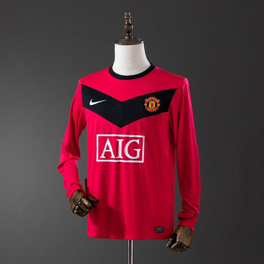 Jersey retro manga larga - Manchester United