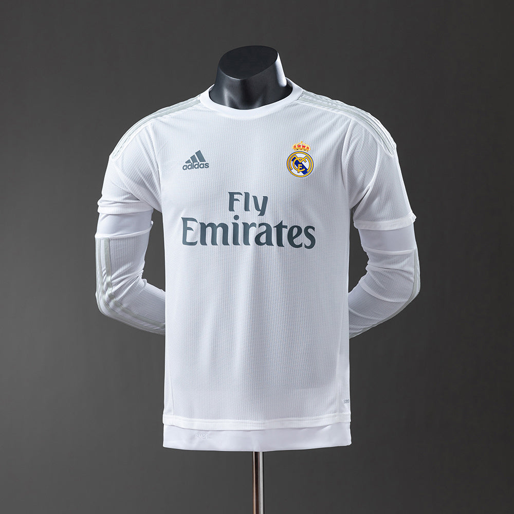 Jersey retro manga larga - Real Madrid