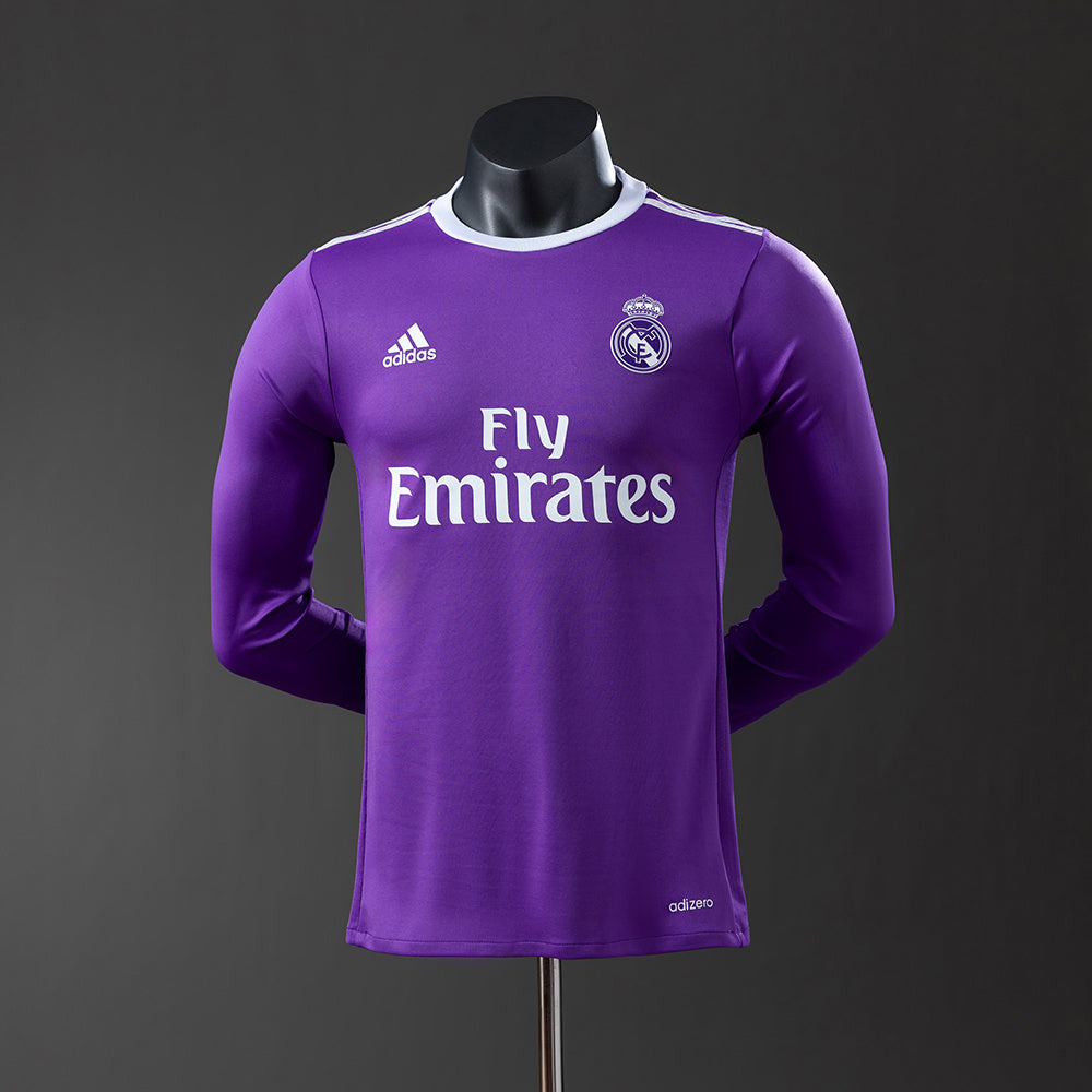 Jersey retro manga larga - Real Madrid