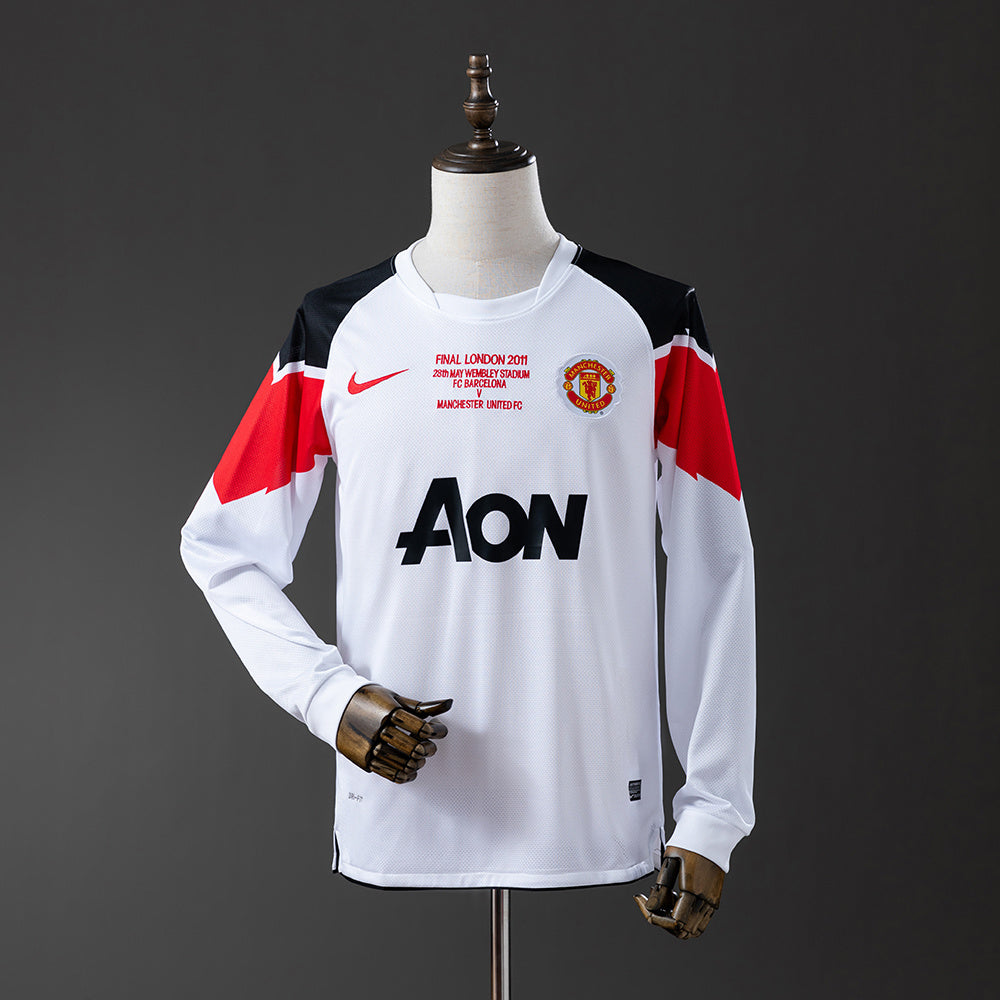 Jersey retro manga larga - Manchester United