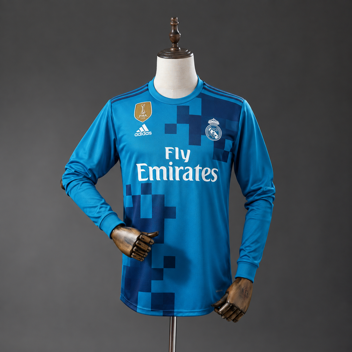 Jersey Retro Manga Larga - Real Madrid