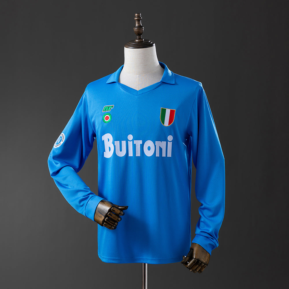 Jersey retro manga larga - Napoli