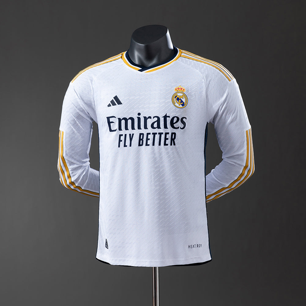 Jersey retro manga larga - Real Madrid