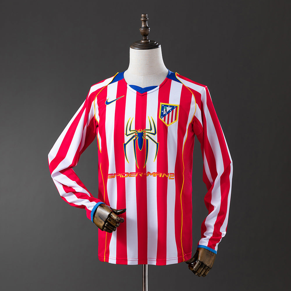 Jersey retro manga larga - Atletico de Madrid