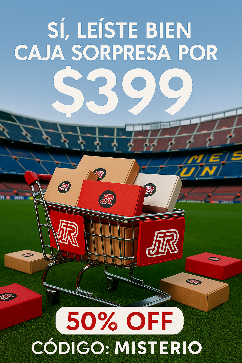 Caja misteriosa de jerseys