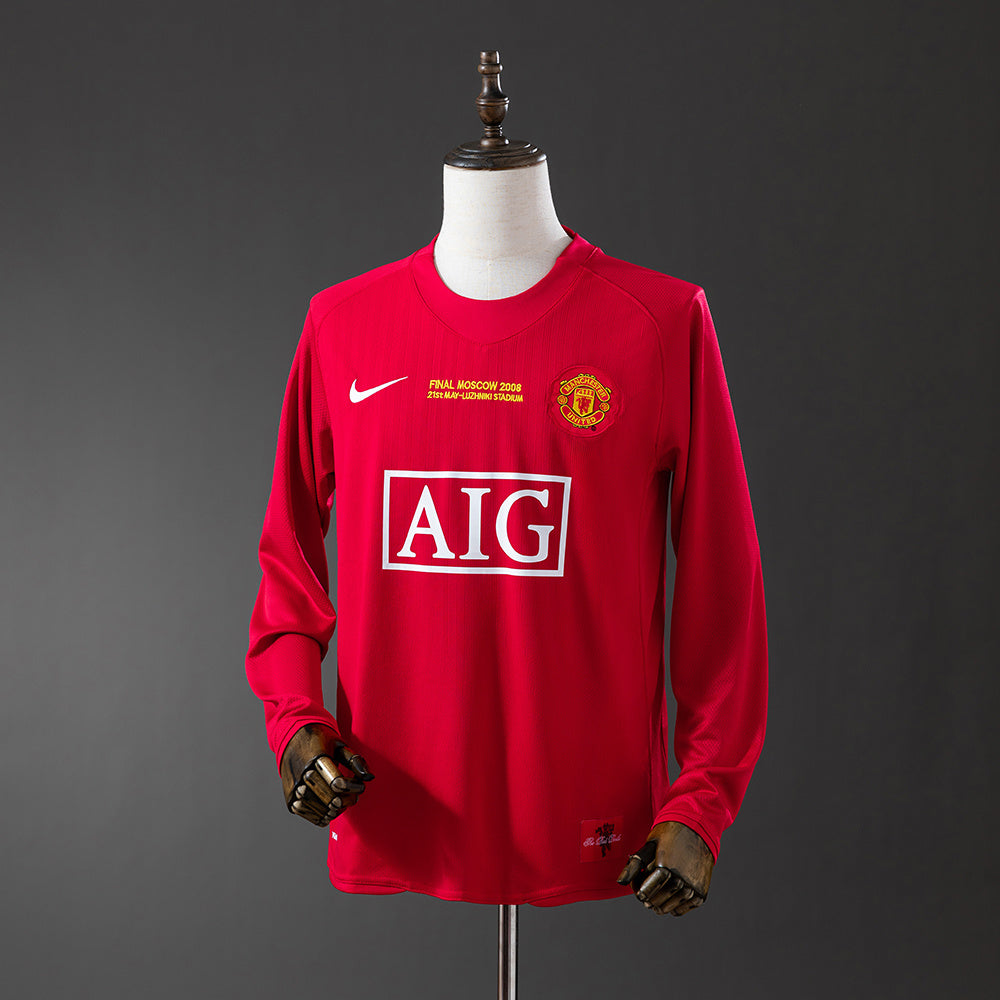 Jerseys Retro - Manchester United manga larga
