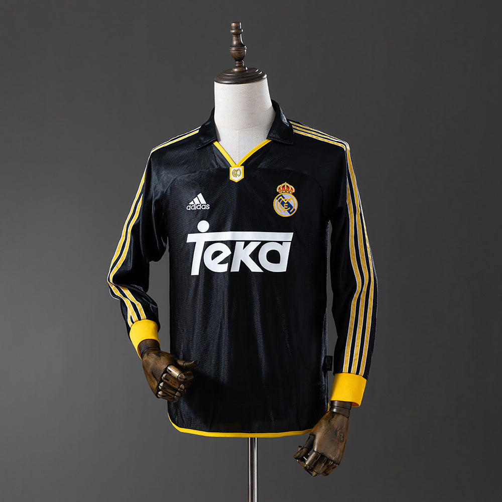 Jersey retro manga larga -Real Madrid