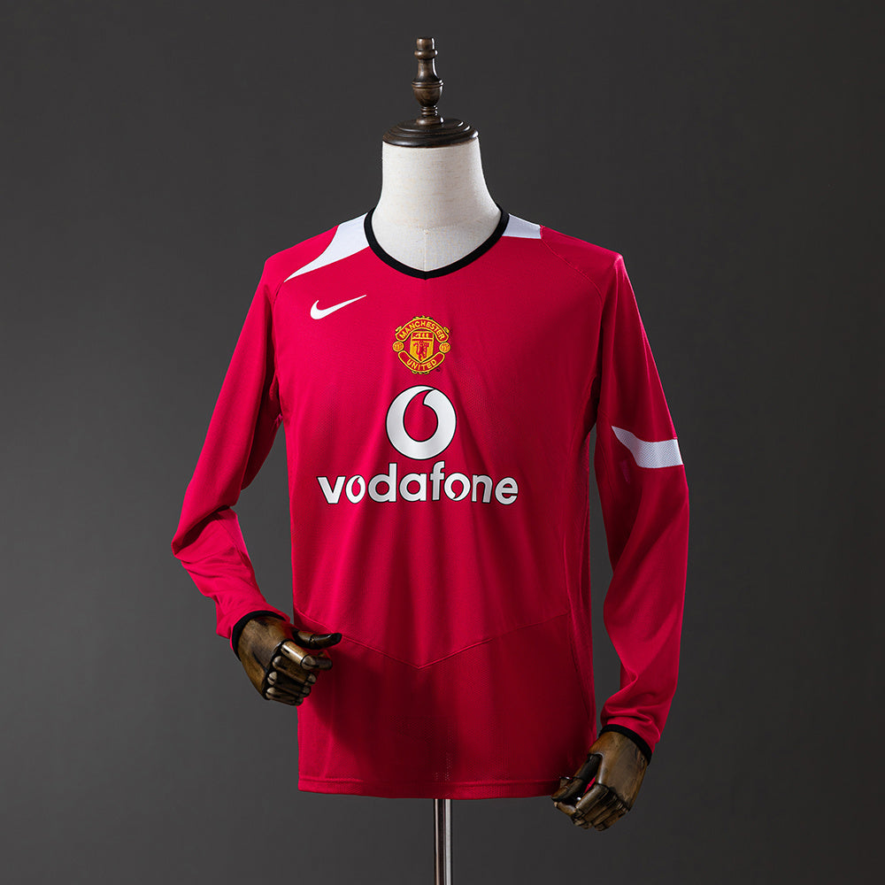 Jersey retro manga larga - Manchester United