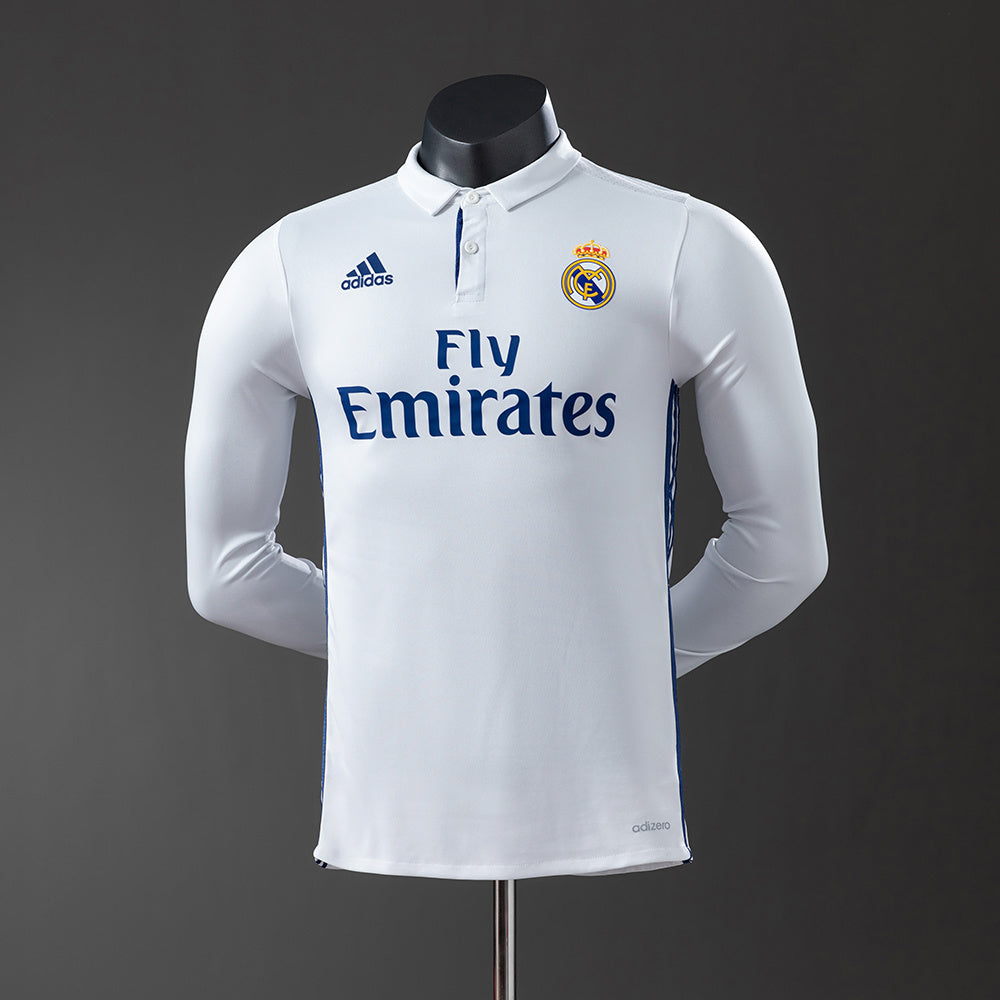 Jersey retro manga larga - Real Madrid